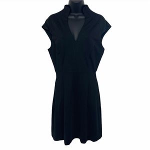 Alexia Admor V-Neck Sheath Dress Black NWOT